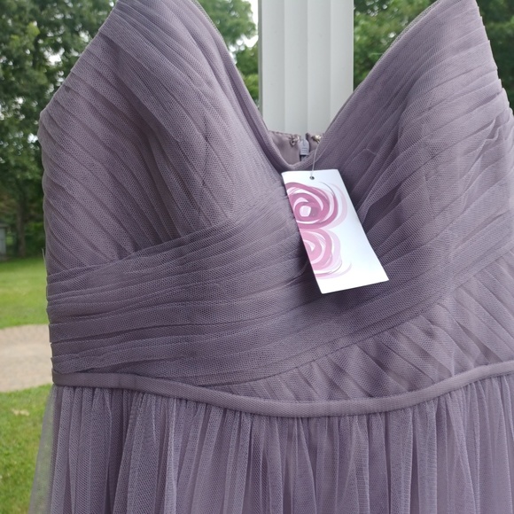 Formal Dress Wtoo Collection- Mauve Heather Color Size 10 - Picture 2 of 3